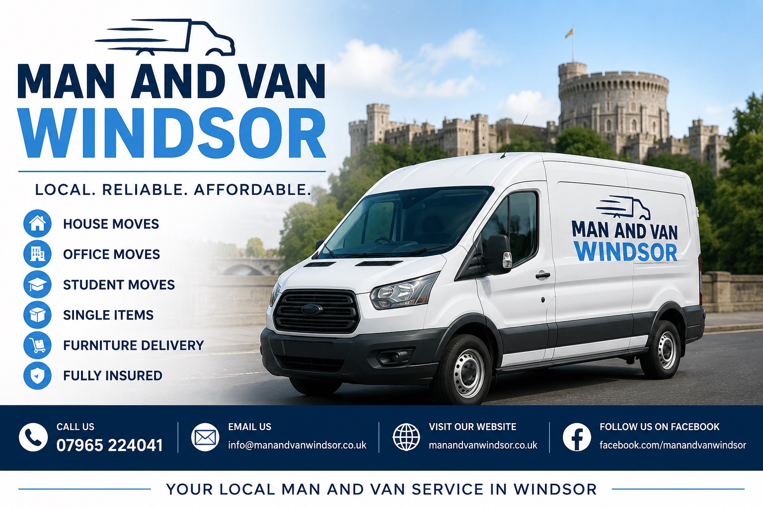 Man and Van Windsor House Removals and Moving Services